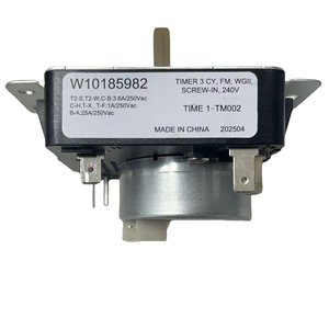 Whirlpool W10185982 Dryer <strong>Timer</strong> 60Hz 220VAC AP7215858 PS17216594 Durable Black Metal For Washer 220V-240V 1-Year Warranty - Product Image 2