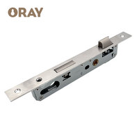 ORAY 2025 Cylindre de serrure de porte de sécurité amovible 120mm 90mm 70mm 3 clés Union principale Clé fer/cuivre Jeu de mortaise à clé Chrome/Pistolet