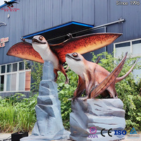 Modèle de pterosaure animatronique 3D avec son et mouvements réalistes