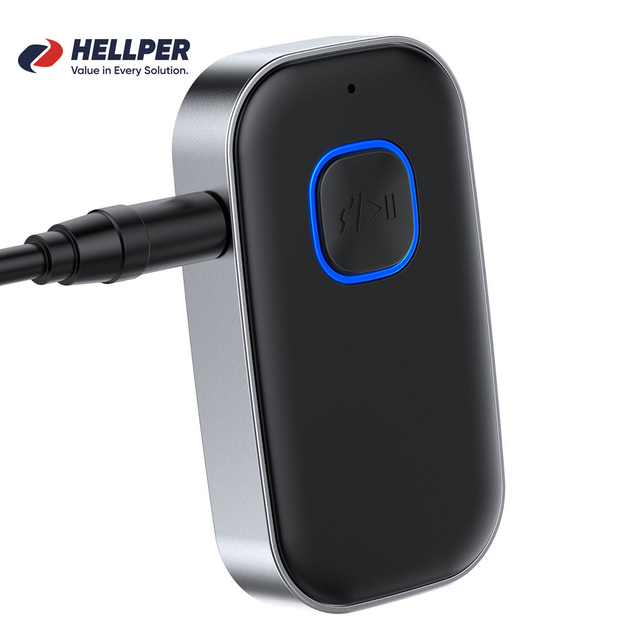 J22 BT V5.0 Wireless Car Kit for Receiver and Handsfree for 2 Devices 3.5mm AUX Audio Adapter for Music Streaming