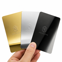 Carte intelligente RFID en métal PVC personnalisée 13,56 MHz pour le contrôle d'accès aux portes, carte-clé d'hôtel, adhésion, entrée au bureau, gestion d'événements