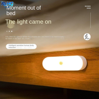 Veilleuse à capteur automatique - Contrôle par induction, lumière blanche chaude/froide, design minimaliste, fonctionne sur piles pour couloirs et escaliers domestiques
