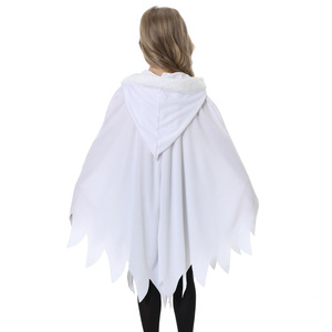 Kids White Ghost Halloween Cloak Costumes Toddlers <strong>Elf</strong> Cape <strong>Cosplay</strong> Scary Boo Ghost Cloak Child Spooky Trick-or-Treating <strong>Cosplay</strong> - Product Image 2