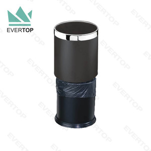 Mở Top Xoay Nắp Phòng Khách Sạn Chất Thải Thùng Phòng Khách Thùng Rác Có Thể Với Nhà Thùng Rác Phong Cách Mộc Mạc Thùng Rác Cho Nhà Sử Dụng - Product Image 5