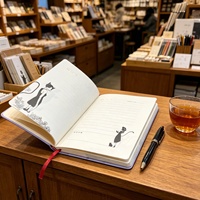 Cahiers personnalisés imprimés en offset, design mignon de dessins animés, carnets A5 pour étudiants et bureau