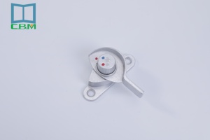 Modern Simplicity White Aluminum Alloy Handle with Crescent <strong>Lock</strong> <strong>for</strong> <strong>UPVC</strong> <strong>Windows</strong> and Doors <strong>for</strong> Hotels Malls Offices - Product Image 6