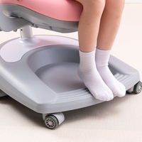 Chaise d'étude ergonomique en plastique de haute qualité pour enfants, réglable en hauteur, design minimaliste, idéale pour l'école, la chambre et le salon