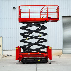 Высококачественный гусеничный гидравлический ножничный подъемник для всей местности, 5-метровая платформа, ножничный подъемник - Product Image 4