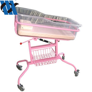 अस्पताल बच्चे का पालना पहियों के साथ अनुकूलित पारदर्शी पालना नवजात शिशु बिस्तर - Product Image 3