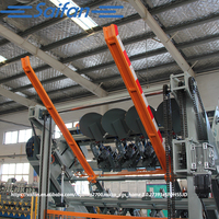 Machine à clouer les palettes en bois semi-automatique SAIFAN SF9025, 1 opérateur, système PLC, garantie 1 an, 3 kW, 4000 kg