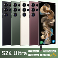 Nuevo Teléfono Inteligente S24 Ultra, 16+1TB, Teléfono Móvil para Juegos, Android 13, 3G/4G/5G
