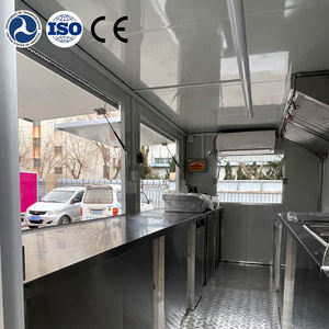 รถเทรลเลอร์สำหรับสัตว์เลี้ยงติดถนนขนาดเล็กรถเทรลเลอร์เลี้ยงสุนัขเคลื่อนที่ได้รถเข็นให้อาหาร - Product Image 2