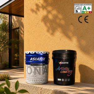 Peinture acrylique écologique de haute qualité pour paille, revêtement mural décoratif artistique en paille, imperméable et résistant aux UV - Product Image 6