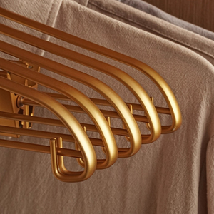 Appendiabiti <span class=keywords><strong>in</strong></span> Alluminio Dorato di Alta Qualità <span class=keywords><strong>per</strong></span> Negozi di Abbigliamento, Appendiabiti Singolo <span class=keywords><strong>per</strong></span> <span class=keywords><strong>Abiti</strong></span> da Sposa, Camicie e Giacche - Product Image 5