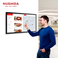 Écran Tactile Industriel Capacitif Étanche avec Wi-Fi, Moniteur LCD à Cadre Ouvert pour Tablettes Android, 21,5 23,6 27 32 43 50 55 Pouces