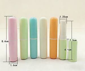Tubo de Lápiz Labial Tipo Cápsula, Tubo de Bálsamo Labial DIY, Tubo de Bálsamo Labial con Cabeza Redonda - Product Image 6