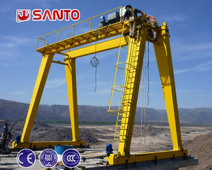 رافعة جسرية مثبتة على السكك الحديدية بحمولة 40 طن، رافعة مزدوجة العارضة MG بحمولة 50 طن و80 طن و100 طن، رافعة جوليات للخدمة الشاقة للبيع - Product Image 6