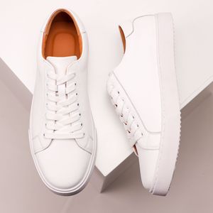 Zapatillas Casuales de Cuero para Hombre, Otoño Invierno, Transpirables, con Aumento de Altura e Iluminación, Tallas 36-49 - Product Image 4