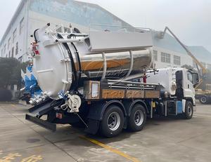 Camion de nettoyage par aspiration 6x4 ISUZU 15CBM, pompes Samson importées, réservoir en acier inoxydable 304/316, personnalisé pour le nettoyage des canalisations municipales - Product Image 4