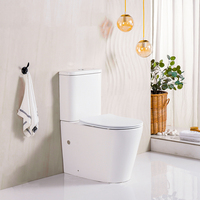 WC mural en céramique Nano Glaze avec siphon en P, certifié WATERMARK, modèle HY-6002 – Vente en gros directe usine