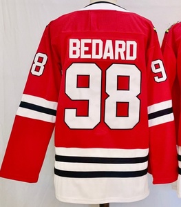 Camisetas de Hockey sobre Hielo de los Chicago Ice para Hombre 2025-2026, Venta al por Mayor, 98 <span class=keywords><strong>Connor</strong></span> y BEDARD 88 KANE, Traje de Hockey sobre Hielo de Alta Calidad Totalmente Bordado - Product Image 5
