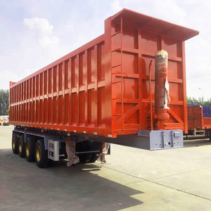 Oferta Especial: Remolque Volquete de Acero de 3 Ejes Personalizable, Semirremolque de Carga Trasera, Neumáticos 12R22.5, Carga Útil de 30000 kg, 42 m³, 28 Toneladas - Product Image 3