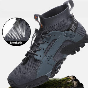 Scarpe da <span class=keywords><strong>Trekking</strong></span> da uomo scarpe da passeggio leggere e traspiranti scarpe da <span class=keywords><strong>Trekking</strong></span> da esterno basse in pelle - Product Image 2