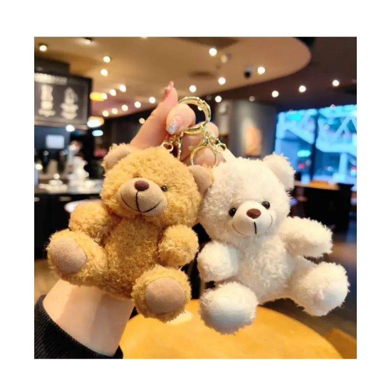 Portachiavi Mini orsacchiotti personalizzati giocattoli di peluche orso giocattoli di peluche animali di peluche piccoli orsetti portachiavi