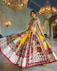 Ấn Độ bên mặc đám cưới hoặc phụ nữ giản dị váy mới đến 2024 lehenga choli kết hợp màu sắc tươi sáng cho phụ nữ và trẻ em gái - Product Image 4