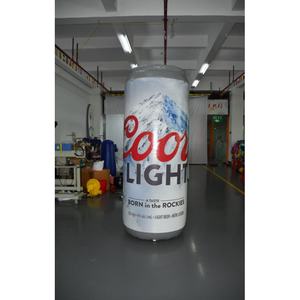 Réplica Gigante Inflable de <span class=keywords><strong>Lata</strong></span> de Cerveza <span class=keywords><strong>Coors</strong></span> Light de KeepFuns - Exhibición Inflable Promocional Personalizable para Bares/Eventos - Product Image 1