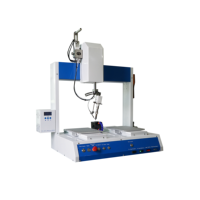 Machine à souder automatique de haute précision à faible coût, robot de soudage de câbles PCB à double plateforme avec axe rotatif pour l'assemblage de moteurs