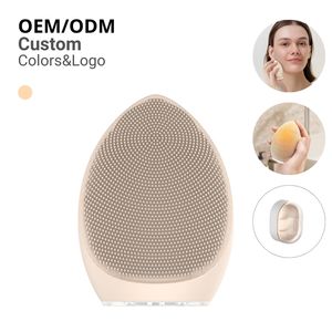 Appareil de soin de la peau rechargeable en silicone de luxe, étanche IPX7, pour le nettoyage du visage - Product Image 3