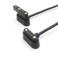 Câble de charge USB Type C mâle vers la sonde de contact, 10 broches, connecteur à broche à ressort, chargeur magnétique