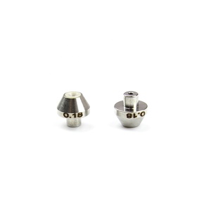 Boquilla de zafiro con orificio de rubí a chorro de agua, solo vástago corto A2260002 A2260003 A2260004 A2260005 <span class=keywords><strong>para</strong></span> máquina cortadora de chorro de agua KMT - Product Image 1