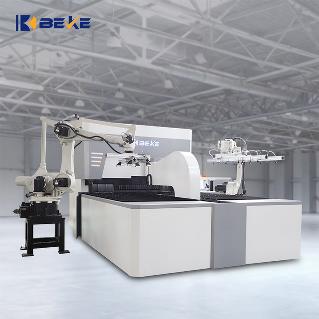 BEKE CNC Panel Bender with Robot Arm Automatic Sheet Metal Press Brake