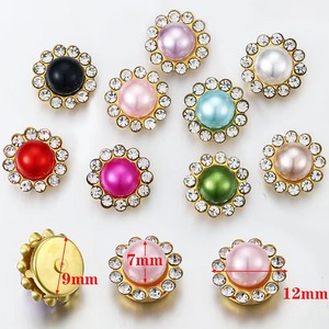 Adorno de cristal de doble capa de 10/12mm con diseño de flor de girasol y diamantes de imitación, para coser, con hebilla y lazo, hecho a mano, para prendas de vestir y ropa de baile DIY - Product Image 5