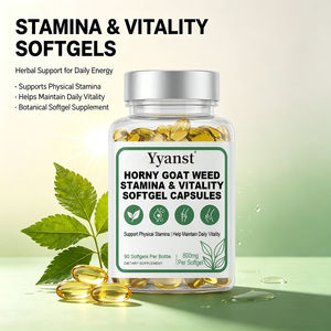 Capsules molles de soutien à la vitalité et à l'endurance, extrait d'herbe cornée de chèvre, complément alimentaire à base de plantes pour l'aide à l'endurance physique des hommes, OEM ODM - Product Image 3