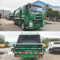 Camion à ordures compacteur ISUZU de 18 tonnes, 16 m³, camion de collecte des déchets municipaux, directement de l'usine