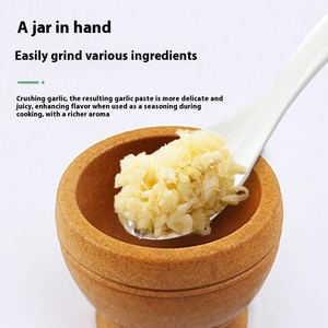 <strong>Thai</strong> Style <strong>Pestle</strong> Bowl for Garlic Ginger Spices Grinding Eco Friendly Asian Cooking Papaya Salad Tool Kitchen <strong>Pestle</strong> Grinder - Product Image 5