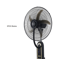 Ventilateurs de sol à jet d'eau pour refroidissement de l'air intérieur Ventilateur de brouillard domestique électrique de 18 pouces avec télécommande
