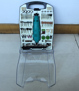 Kit de Taladro Eléctrico Mini de 120v 230v 135w 235 Piezas con Mandril de 3.2mm, Velocidad Variable, <span class=keywords><strong>Herramienta</strong></span> Rotatoria Compatible con <span class=keywords><strong>Dremel</strong></span> - Product Image 2