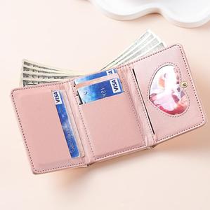 Polka-dot Bow Multicolor PU Breathable <b>Trifold</b> Coin Purse for Women High-End Minimalist <b>Wallet</b> Ready-to-Ship - Product Image 5