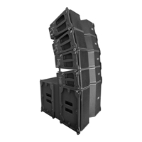 Enceinte Line Array active avec amplificateur DSP classe D et haut-parleur à aimant néodyme pour les spectacles sur scène en salle de concert