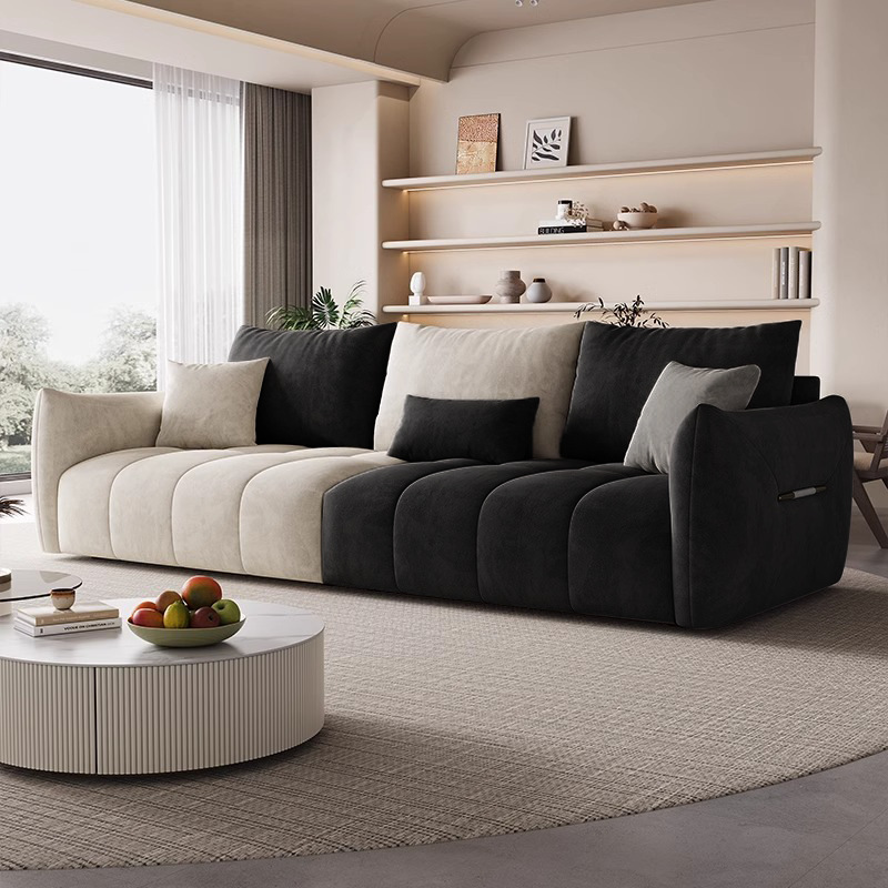 สีขาวนวลและสีดำ