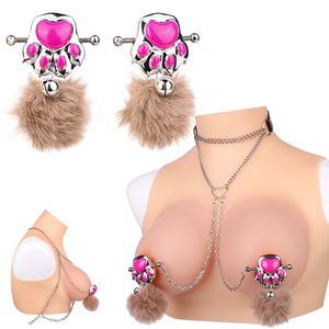 Pince à téton en métal pour bijoux de corps avec chaîne pinces à lait jouet BDSM fétiche Bondage pince à poitrine jouet sexuel érotique pour femmes hommes vente en gros - Product Image 4