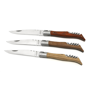 <span class=keywords><strong>Fabricant</strong></span> de couteaux sur mesure, <span class=keywords><strong>couteau</strong></span> de poche en acier inoxydable 2 en 1, ouvre-bouteille à vin, <span class=keywords><strong>couteau</strong></span> <span class=keywords><strong>Laguiole</strong></span> - Product Image 2