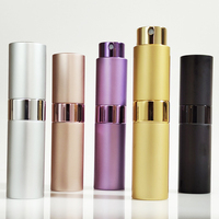 Flacon avec pompe pour atomiseur de parfum rechargeable, 1 pièce, 5ml, 7ml, 10ml, 15ml, 20ml