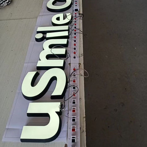 Led Hiển thị Mini 3D thư Neon Logo ký tự phát sáng cho quán cà phê cửa hàng tường nghệ thuật và bệnh viện chiếu sáng trang trí tường - Product Image 1