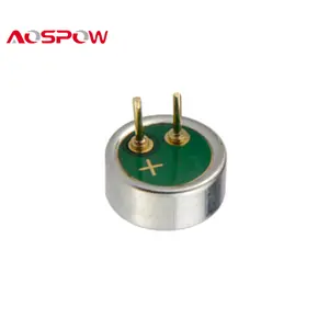 AOSPOW 6027 Omni-Directional Hifi Speaker Driver Parts Electret Condenser Microphone Waterproof CapsuleFor Headphone