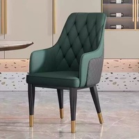 Chaises de salle à manger de luxe, chaise de café, chaise de restaurant, chaise de salle à manger avec dossier et accoudoirs, chaise d'hôtel, chaise pour salle à manger